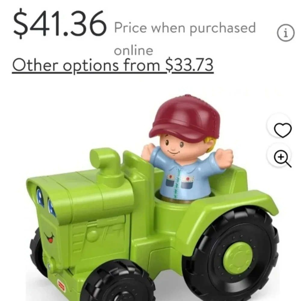 Fisher-Price Little People Tractor Truck & Farmer BNWT FIRM $$